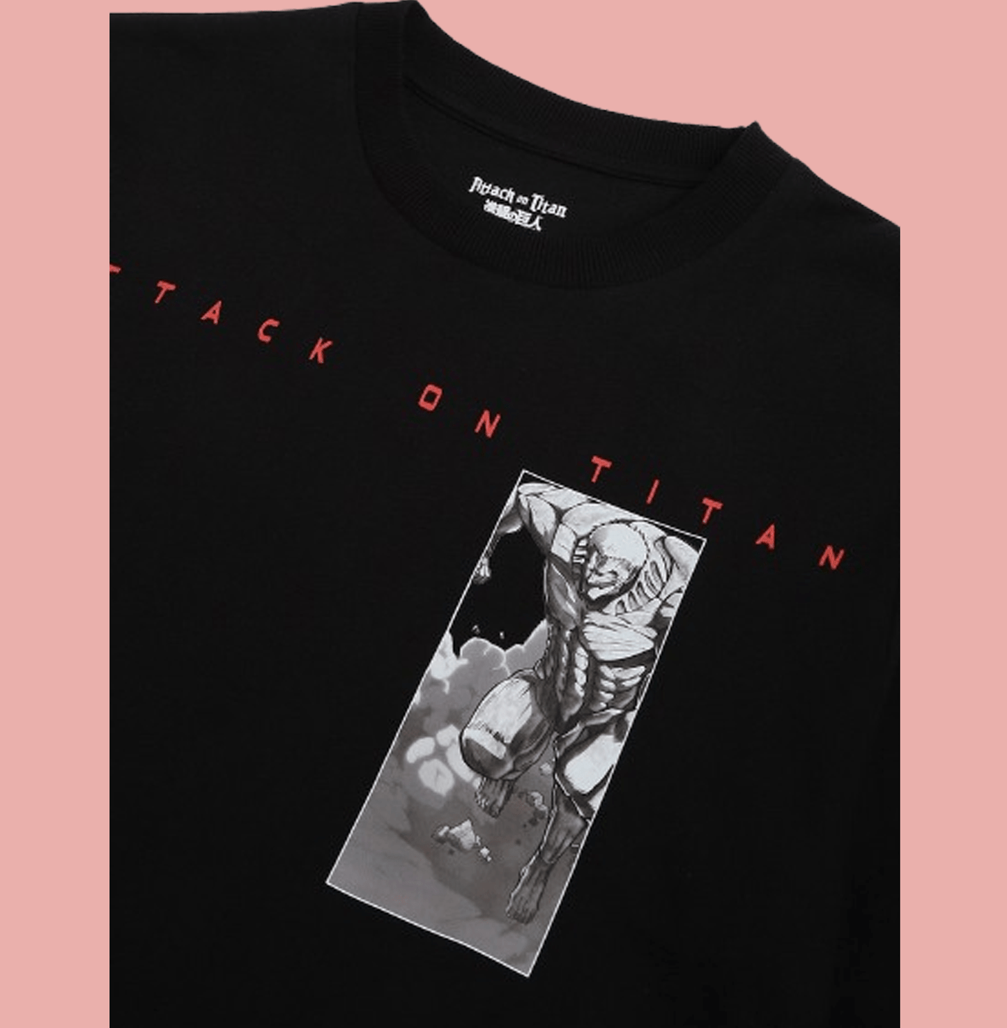 Attack On Titan Black Loose Fit Mens T Shirt