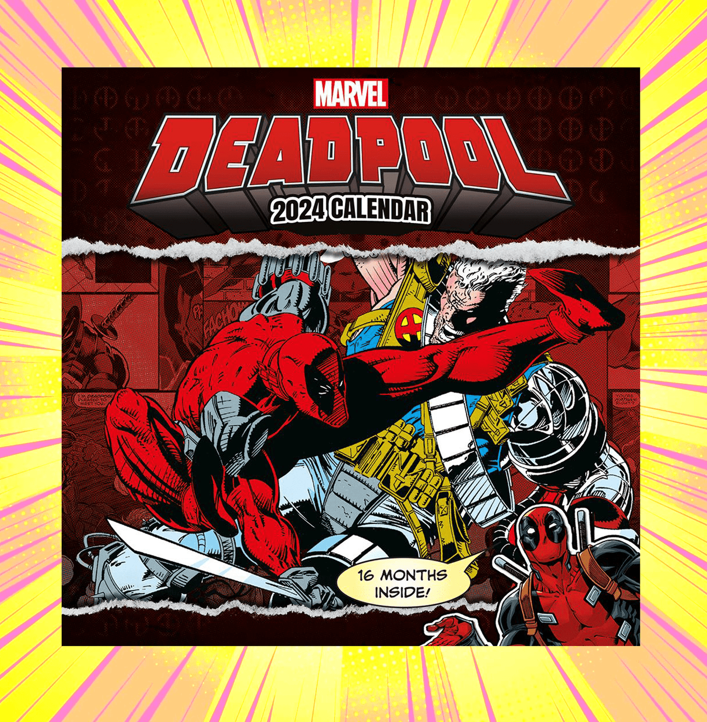 Deadpool 2024 Square Calendar - www.entertainmentstore.in