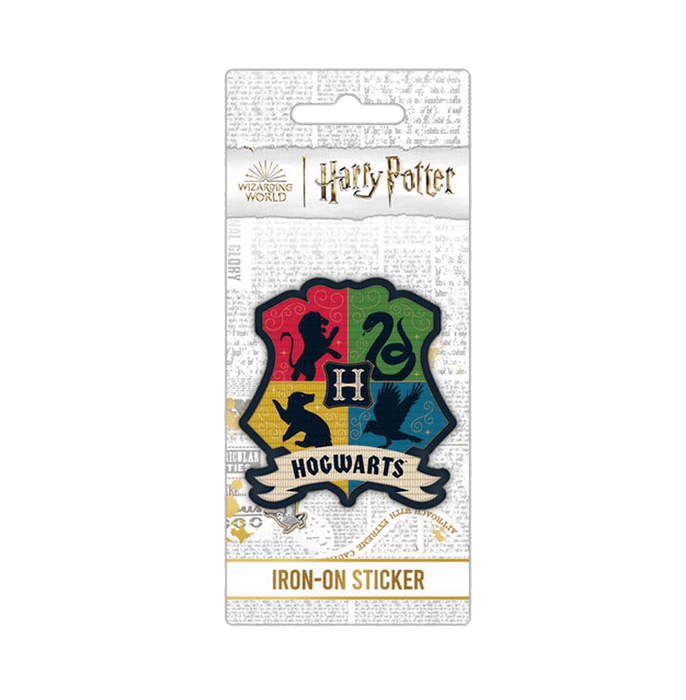 Harry Potter Stand Together Hogwarts Crest Iron On Sticker - www.entertainmentstore.in