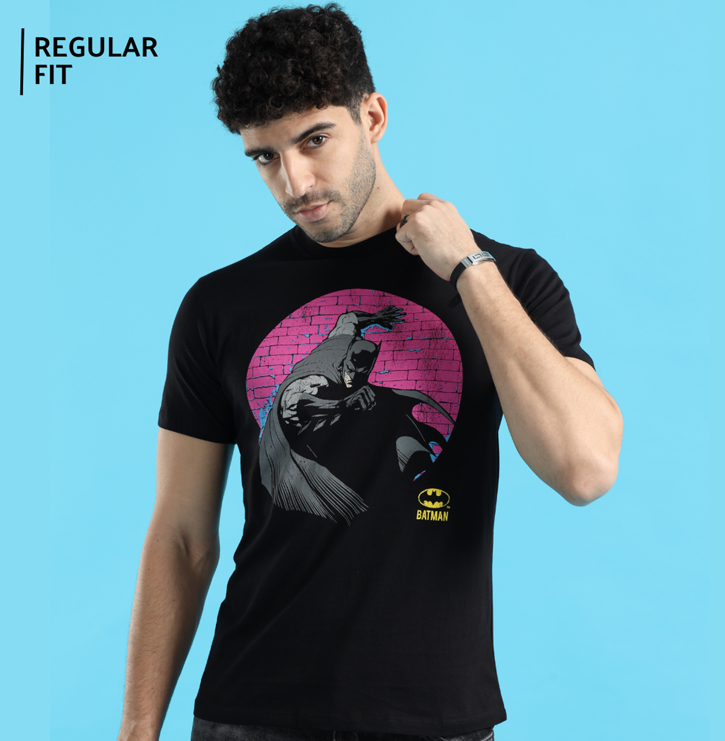 Batman Merch Buy Official Batman Black Mens T Shirt Online in India