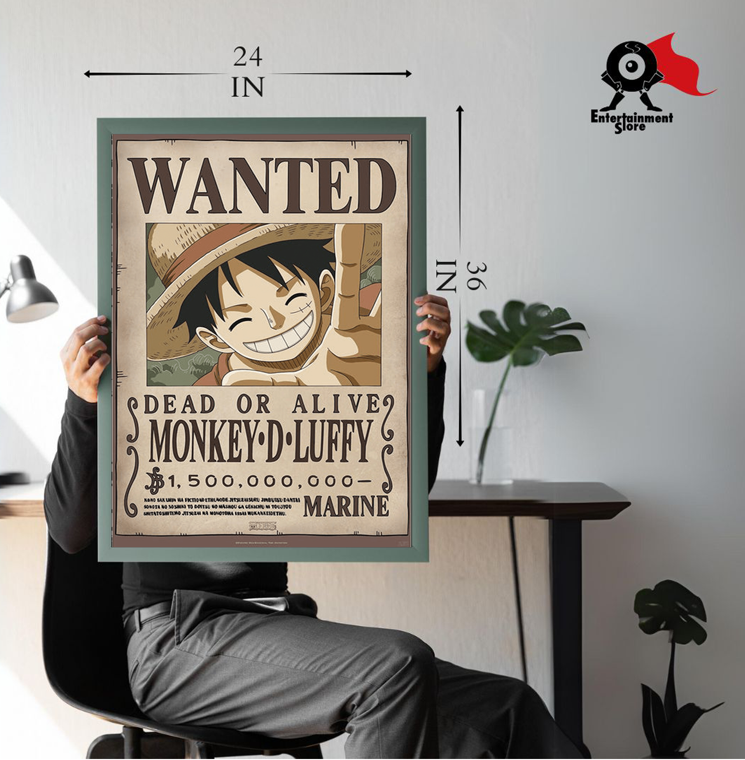 Buy One Piece Wanted Luffy New Maxi Poster Online In India