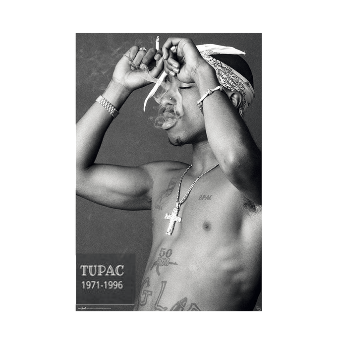 Tupac Poster Smoke Maxi Poster - www.entertainmentstore.in
