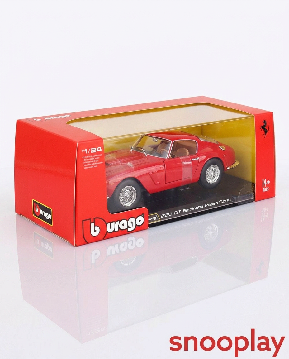 Bburago 1/24 Ferrari 250 GT Berlinetta Passo Corto Red