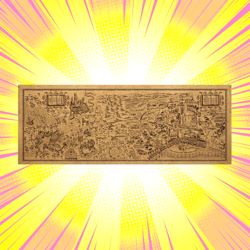 Harry Potter Treasure Map - www.entertainmentstore.in