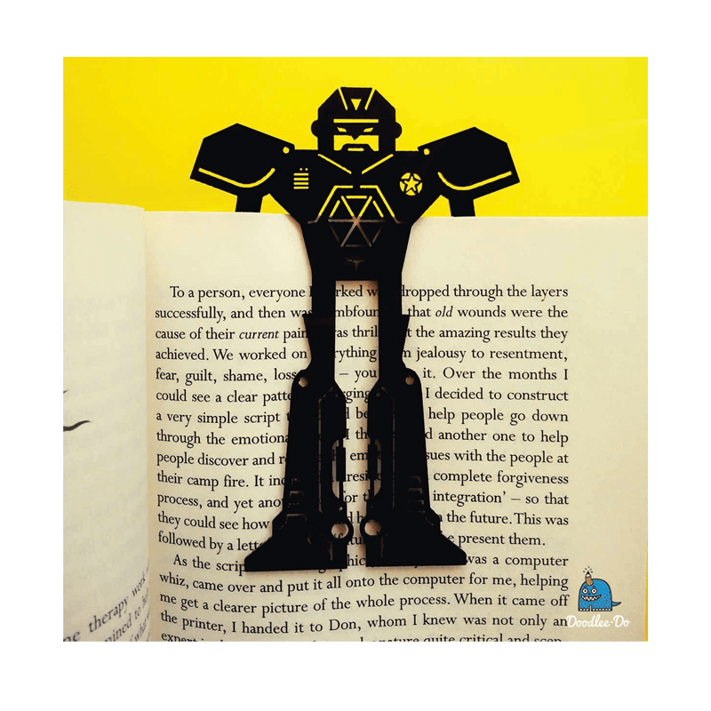Star One Robot Black Bookmarks - www.entertainmentstore.in