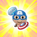 Captain America Marvel Sticker - www.entertainmentstore.in