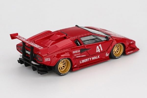 MINI GT Lamborghini Countach LB-WORKS Red Diecast Model