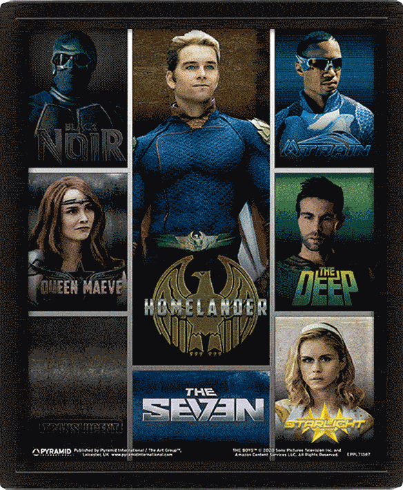 The Boys The Seven Flip 3D Print Frame - www.entertainmentstore.in
