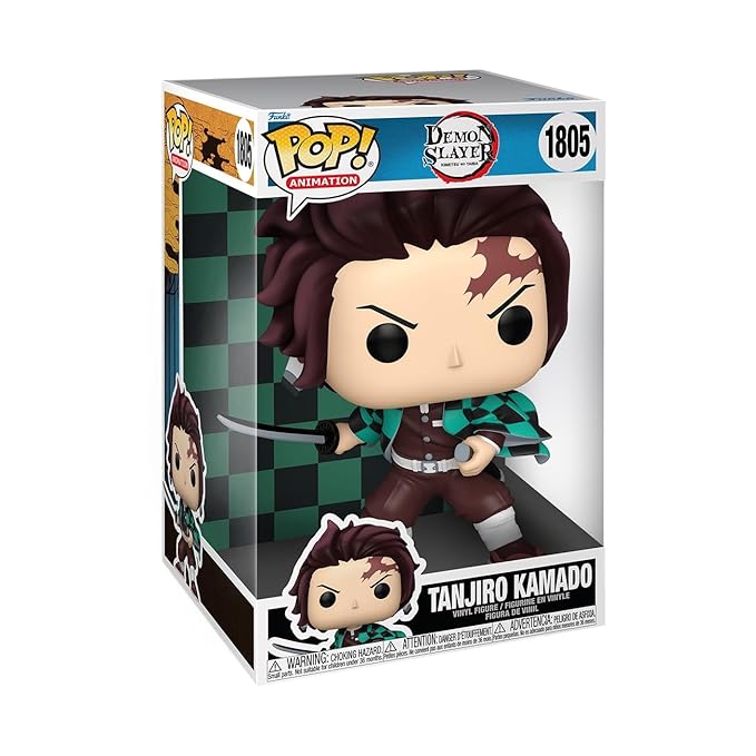 Funko Pop! Jumbo: Demon Slayer - Tanjiro Kamado Vinyl Figure