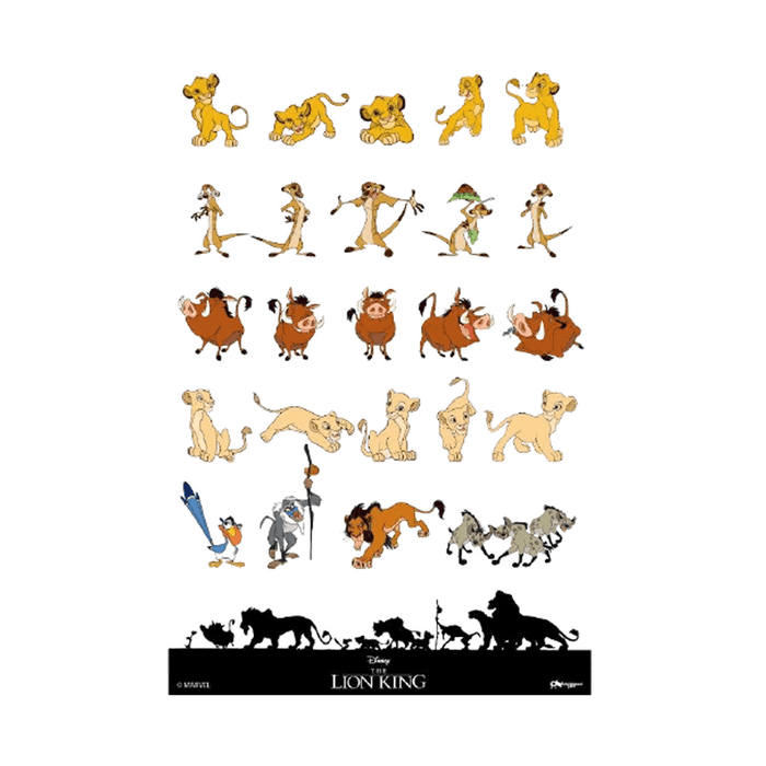 Lion King Characters Mini Poster - www.entertainmentstore.in