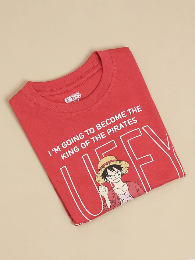 One Piece Cranberry Kids T Shirt