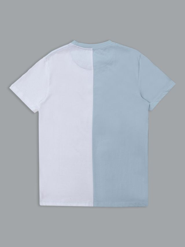 Captain America Light Blue - White T Shirt