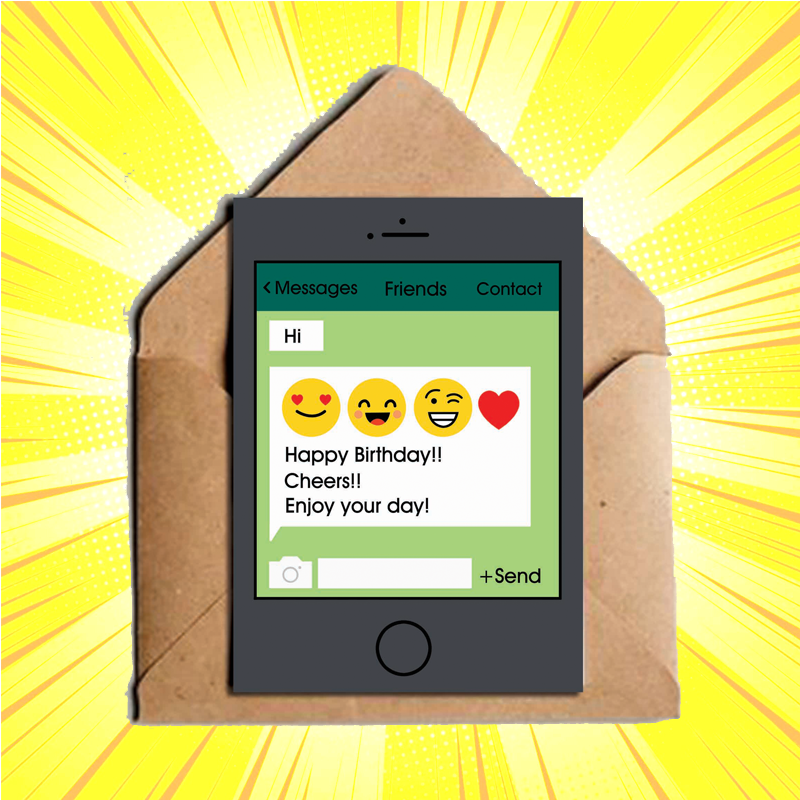 Happy Birthday Cheers Enjoy Your Day Greeting Card - www.entertainmentstore.in