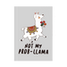 Llama Not My Probllama Notebook - www.entertainmentstore.in