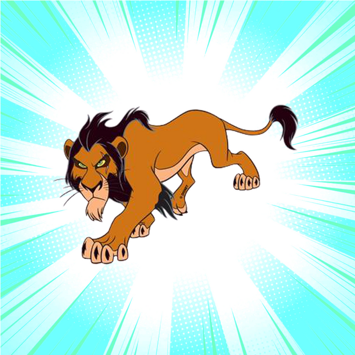 Lion King Scar Sticker - www.entertainmentstore.in