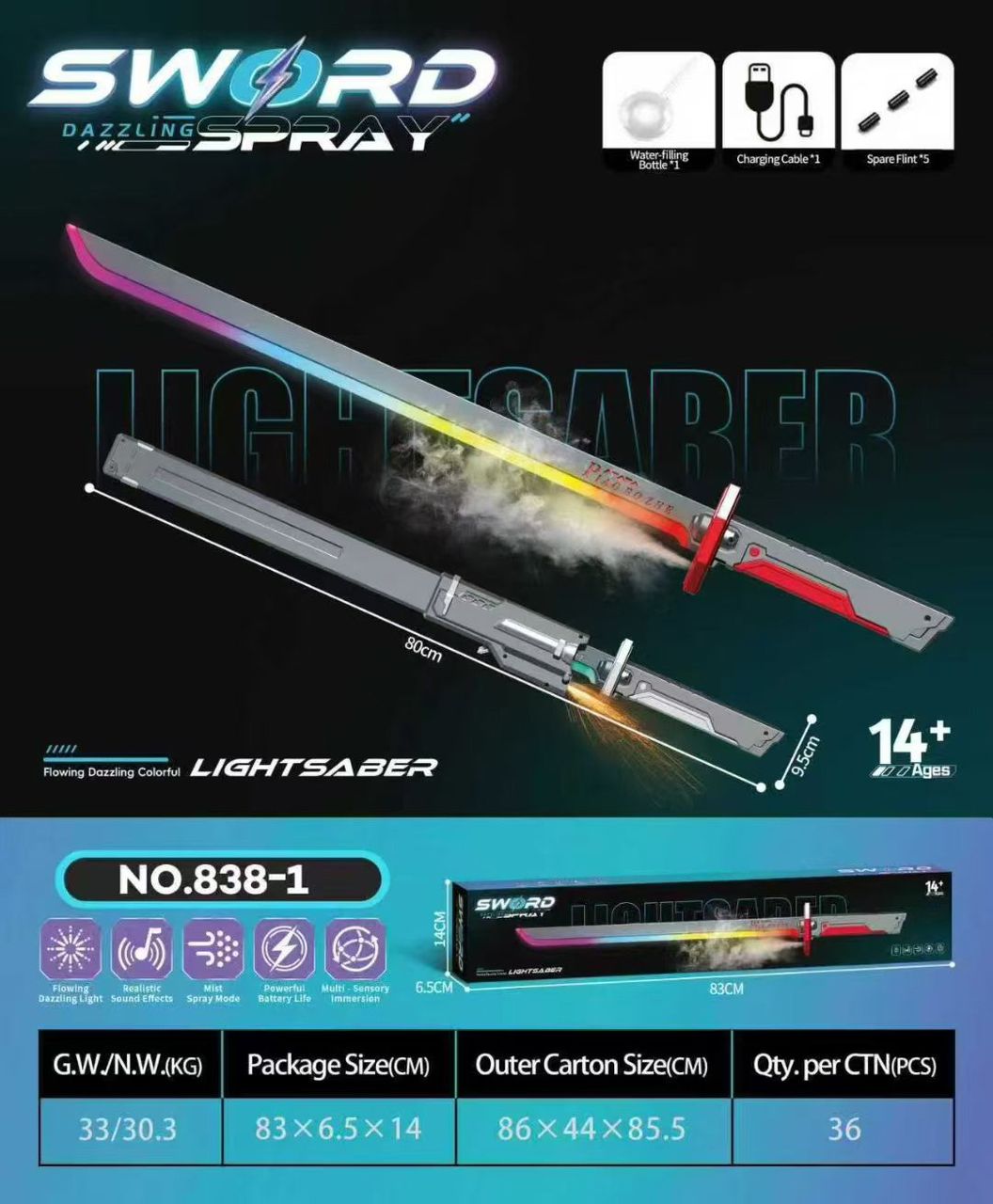Sword Dazzling Light Saber