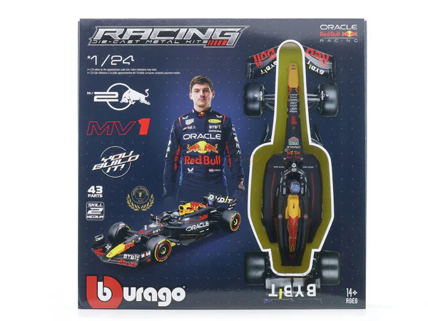 Bburago 1:24 Red Bull RB20 Toy Model (Model Kit With Pedestal)