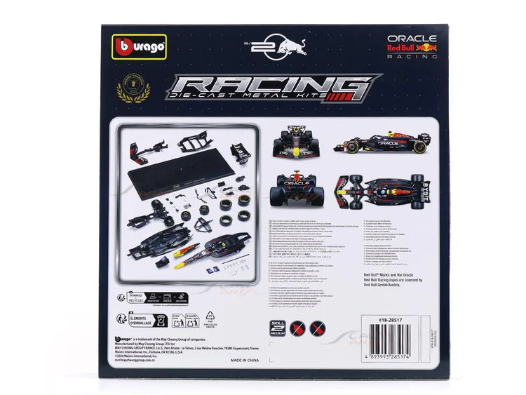 Bburago 1:24 Red Bull RB20 Toy Model (Model Kit With Pedestal)