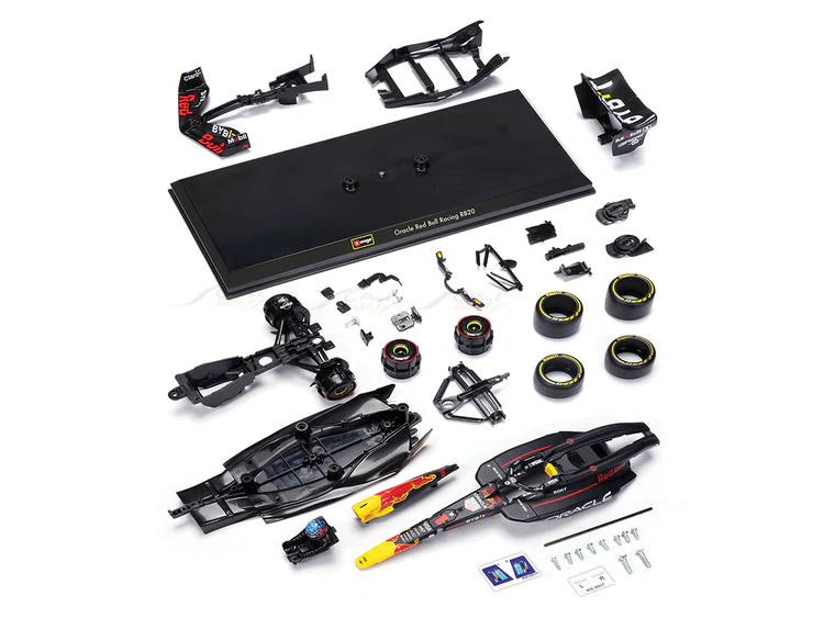Bburago 1:24 Red Bull RB20 Toy Model (Model Kit With Pedestal)