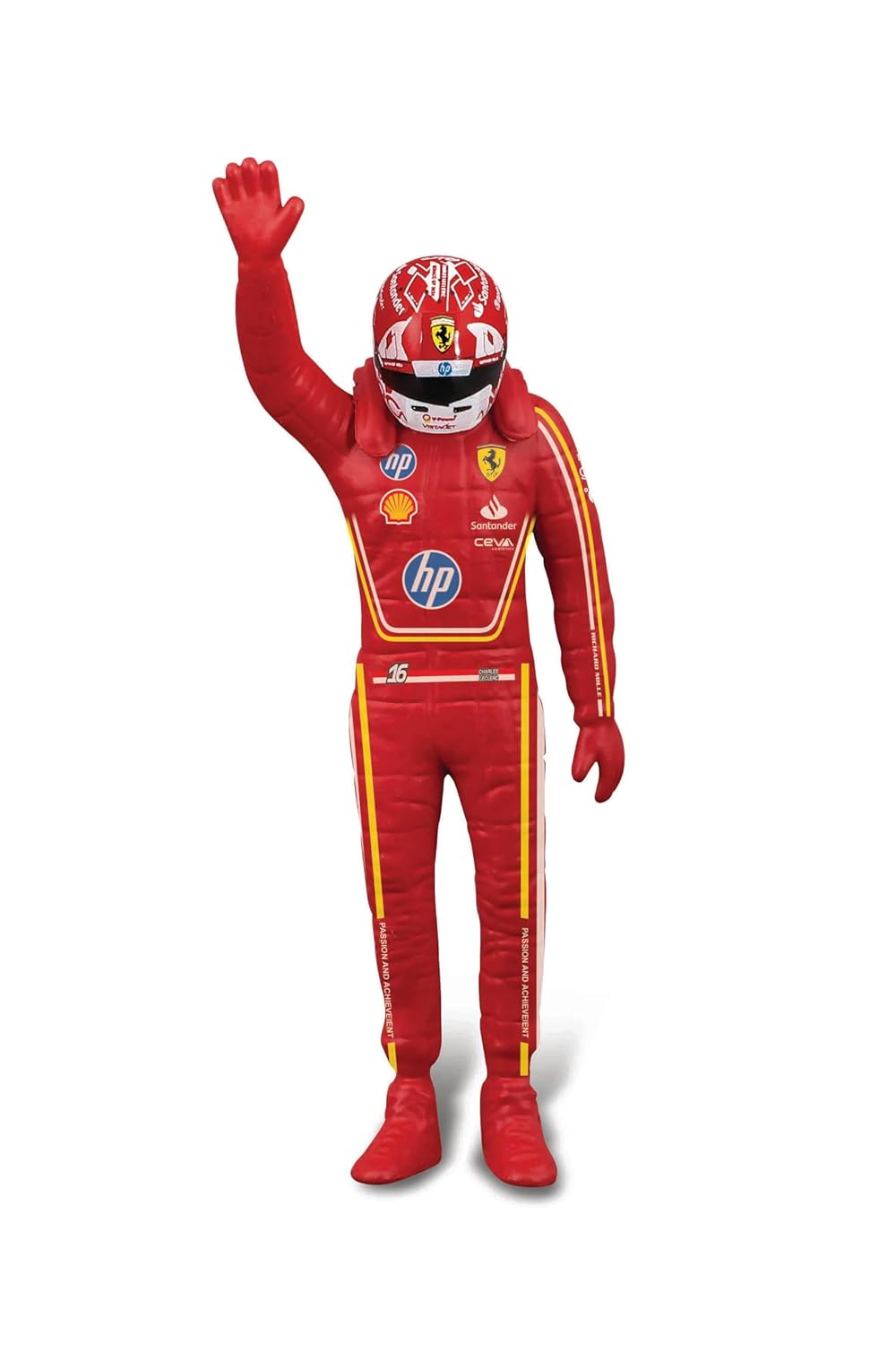F1 Ferrari Sf-24 With Leclerc Figure - 1:24 Die-cast Model