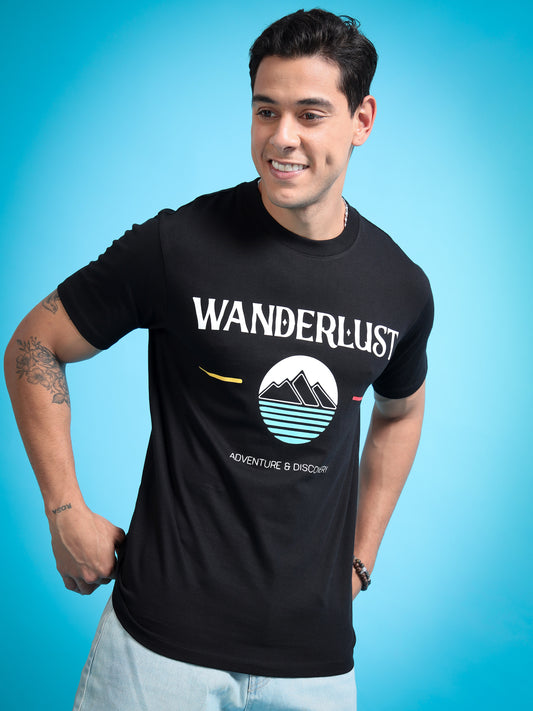 Royal Enifield Wanderlust Black T shirt