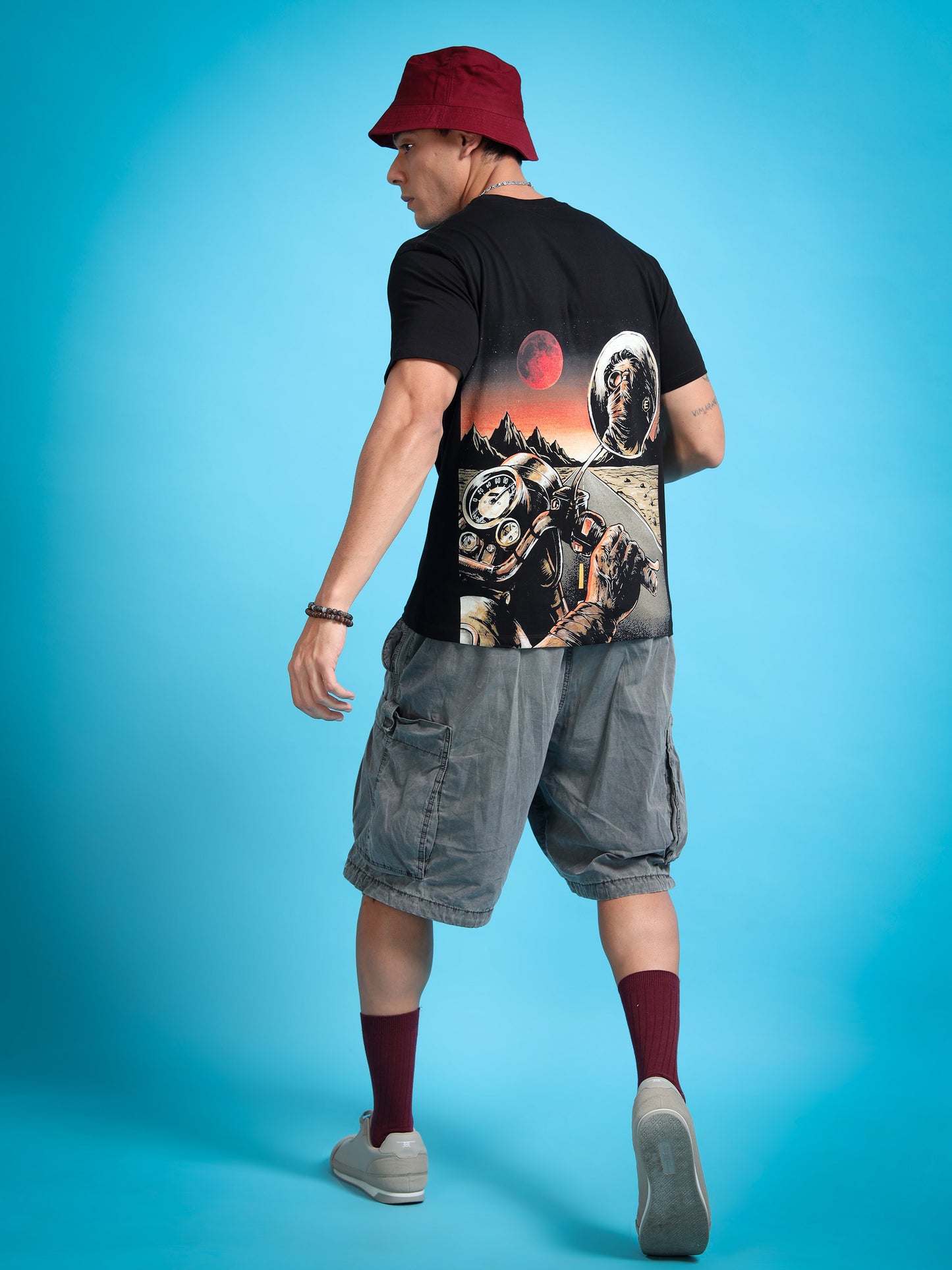 Royal Enfield Path of Fear Black T shirt