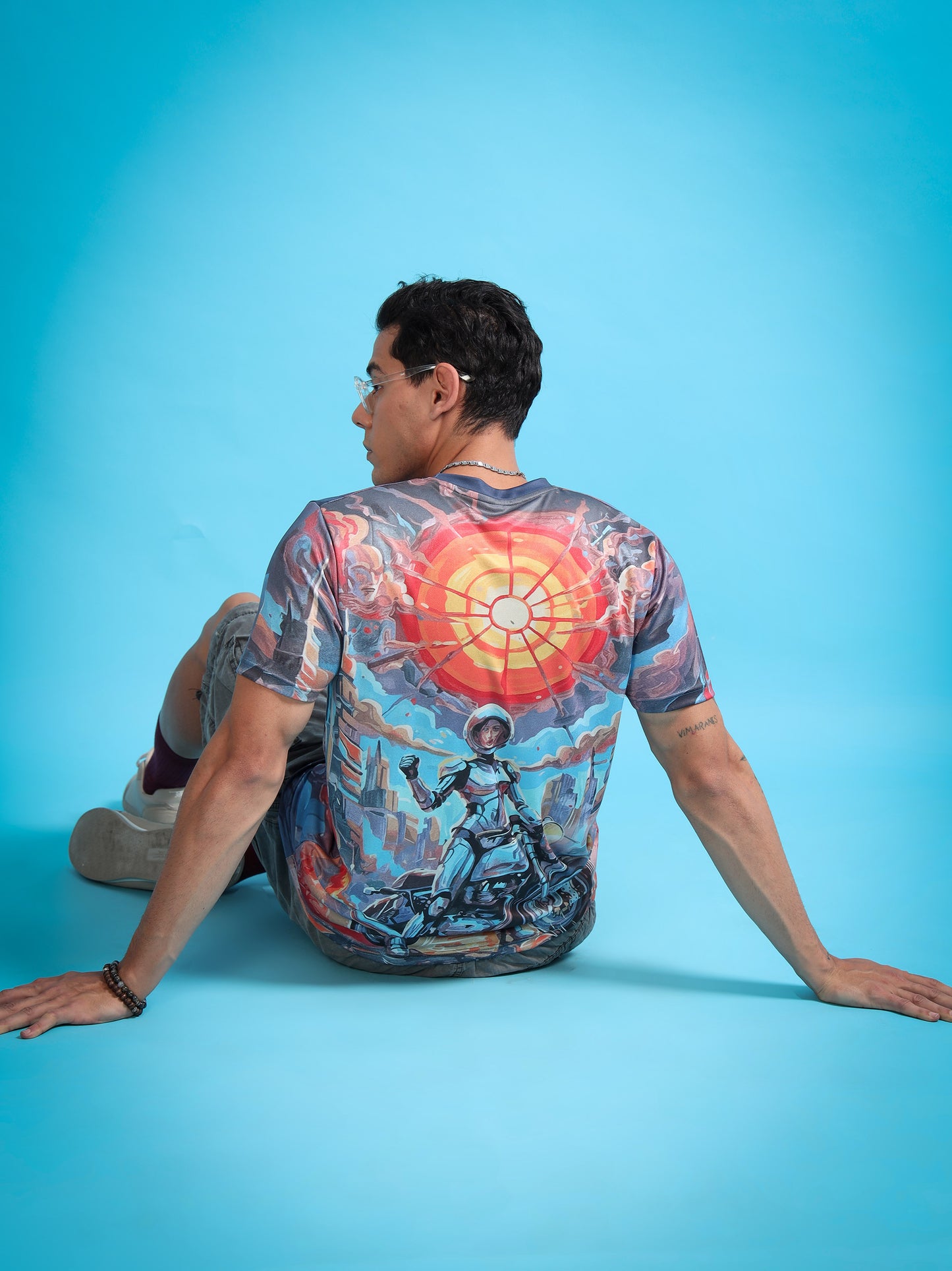 Royal Enifield Chrome Commander's Voyage T shirt