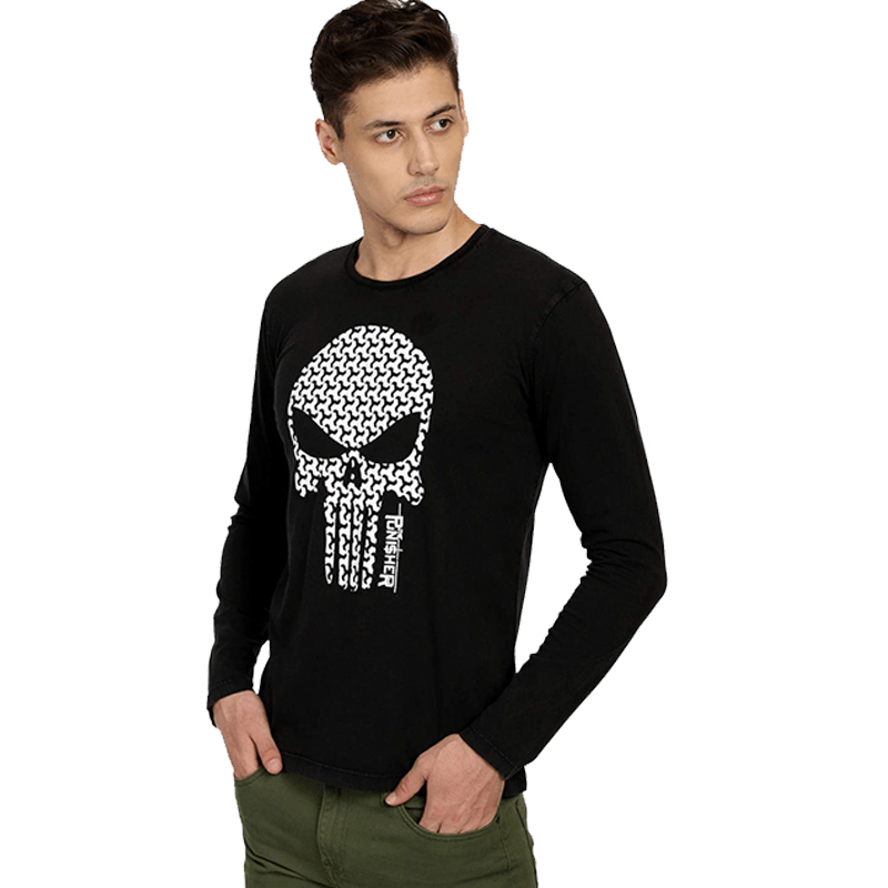 Punisher 953 Black Mens T Shirt - www.entertainmentstore.in