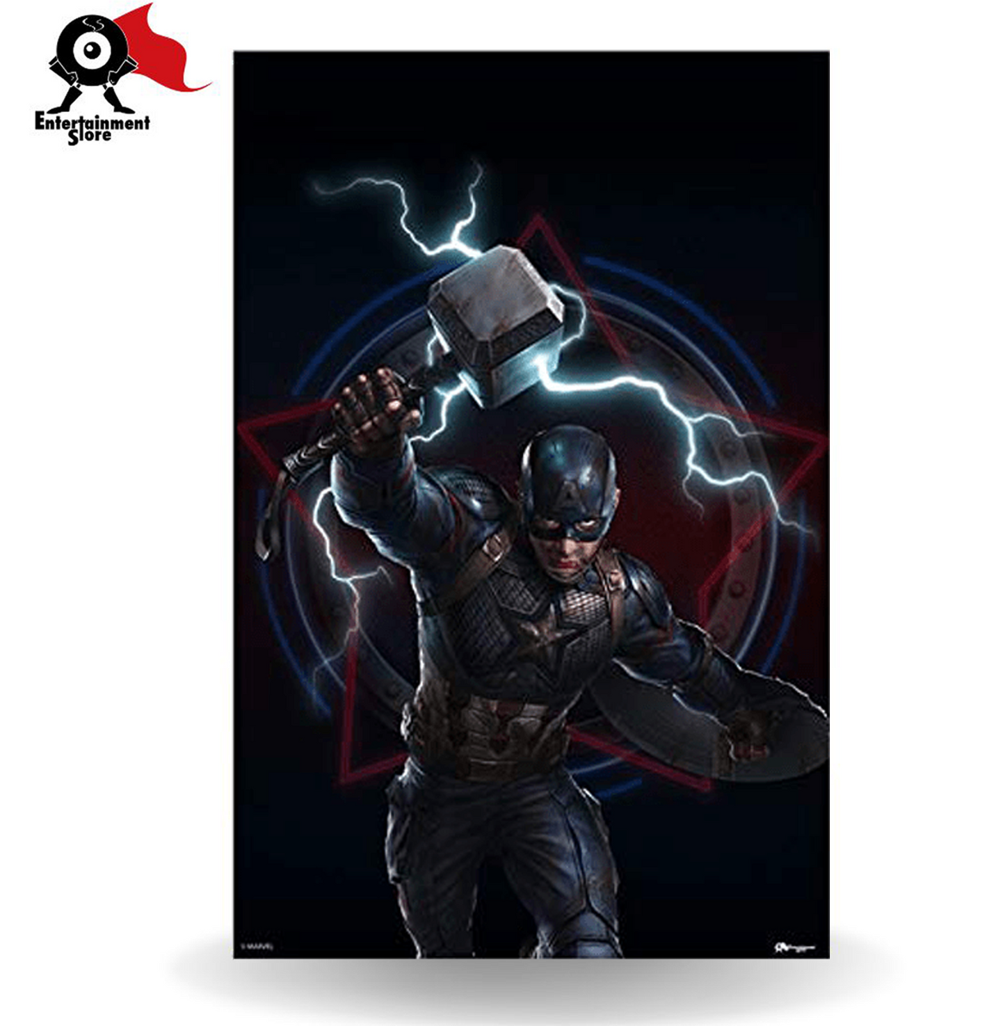 Captain America Worthy Maxi Poster