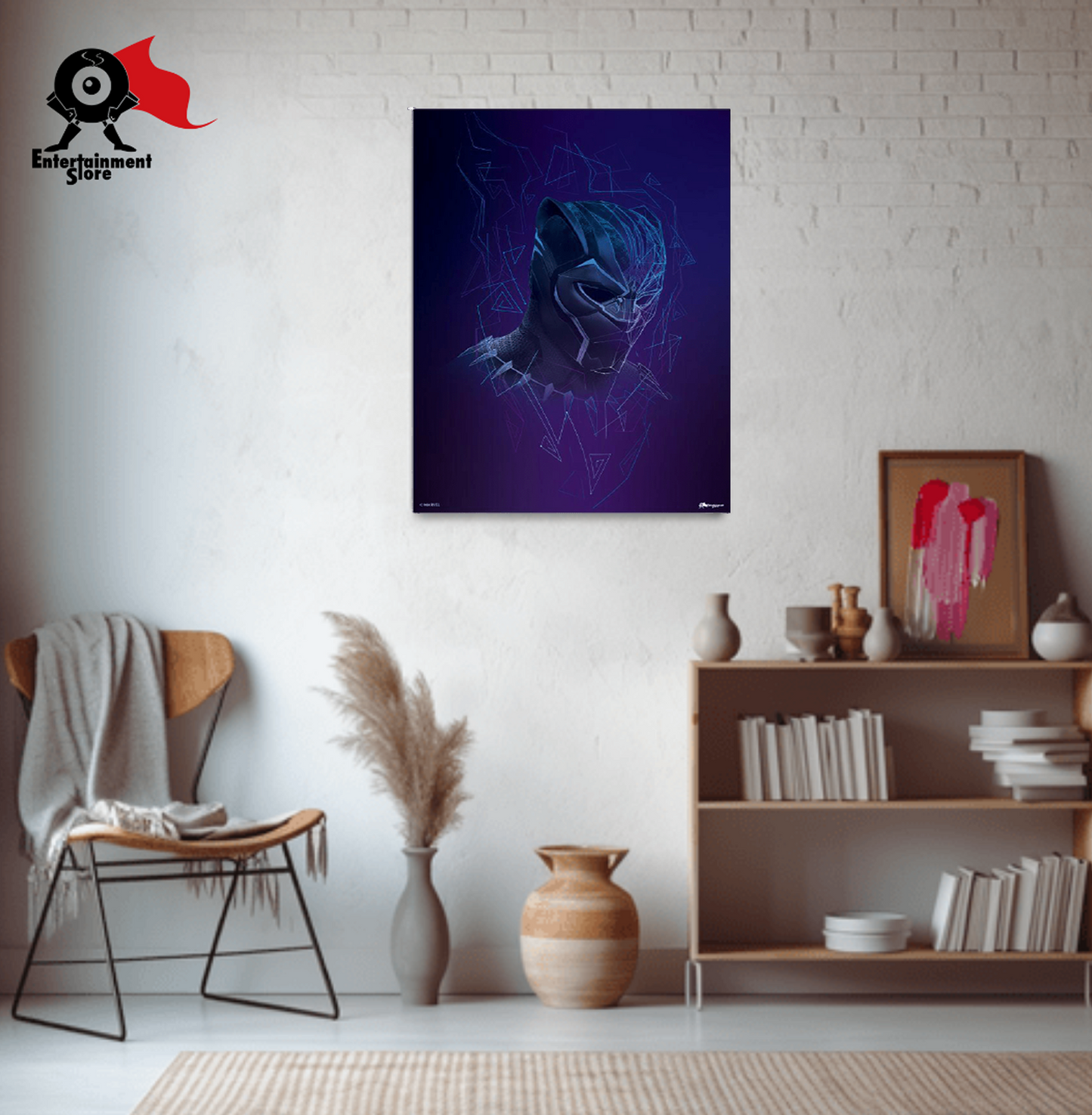 Black Panther Abstract Mini Poster