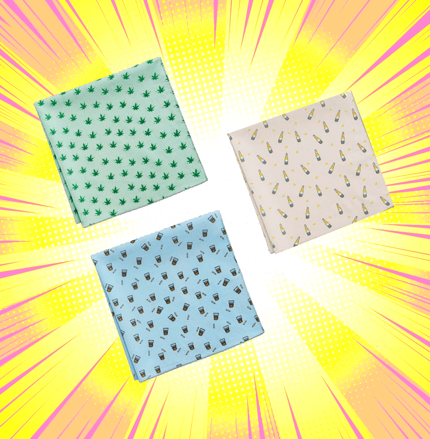 Hexafun Happy High Hankies - www.entertainmentstore.in