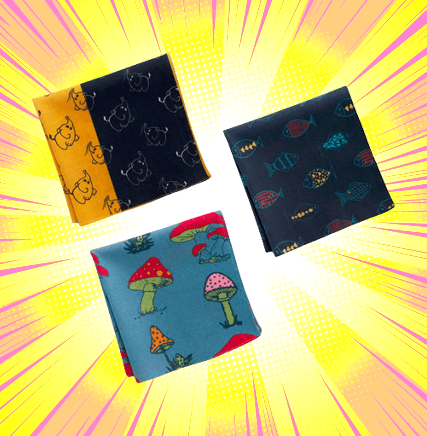 Hexafun Motifs Hankies - www.entertainmentstore.in