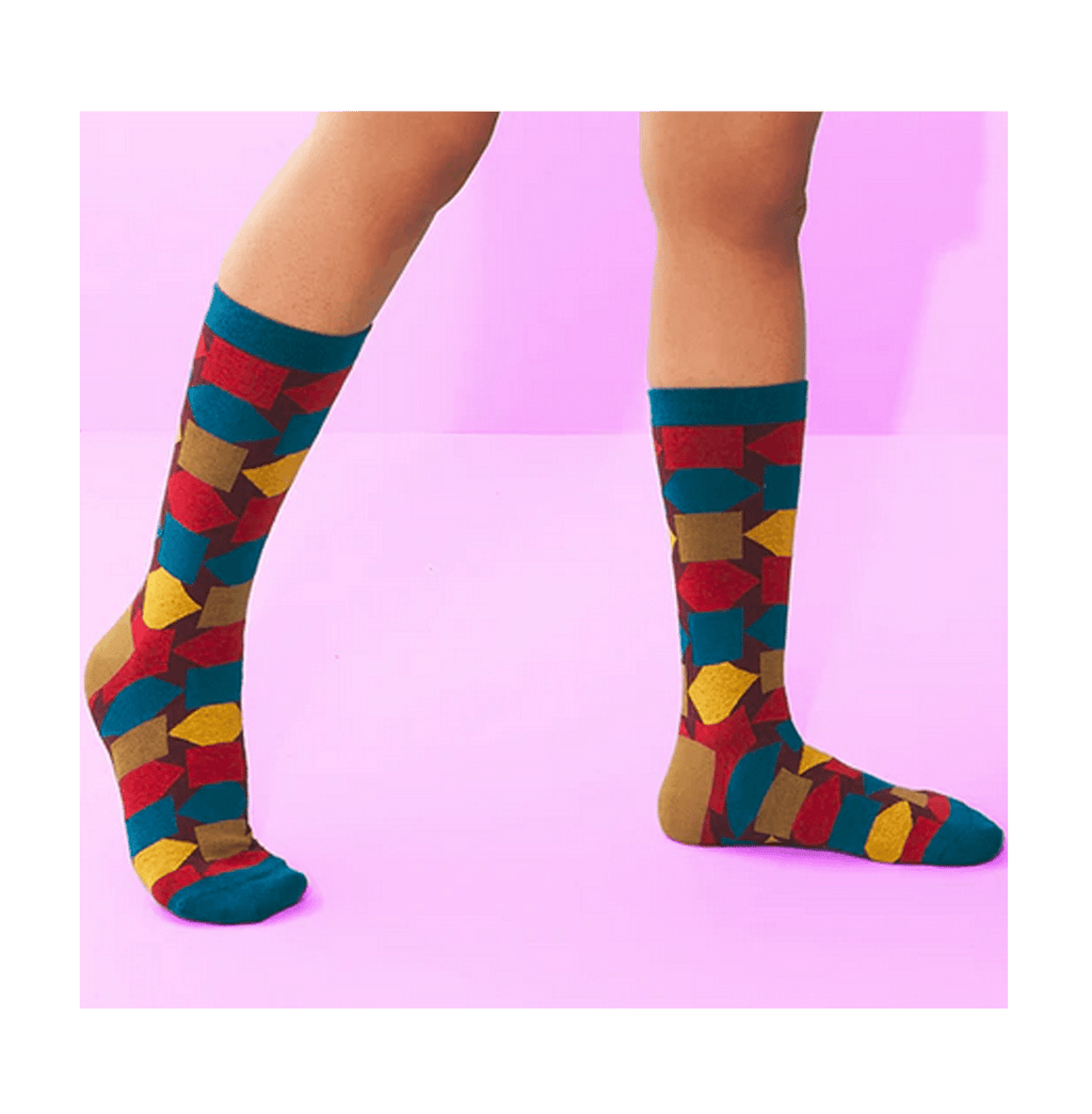 Hexafun Geometric Shape Unisex Socks - www.entertainmentstore.in
