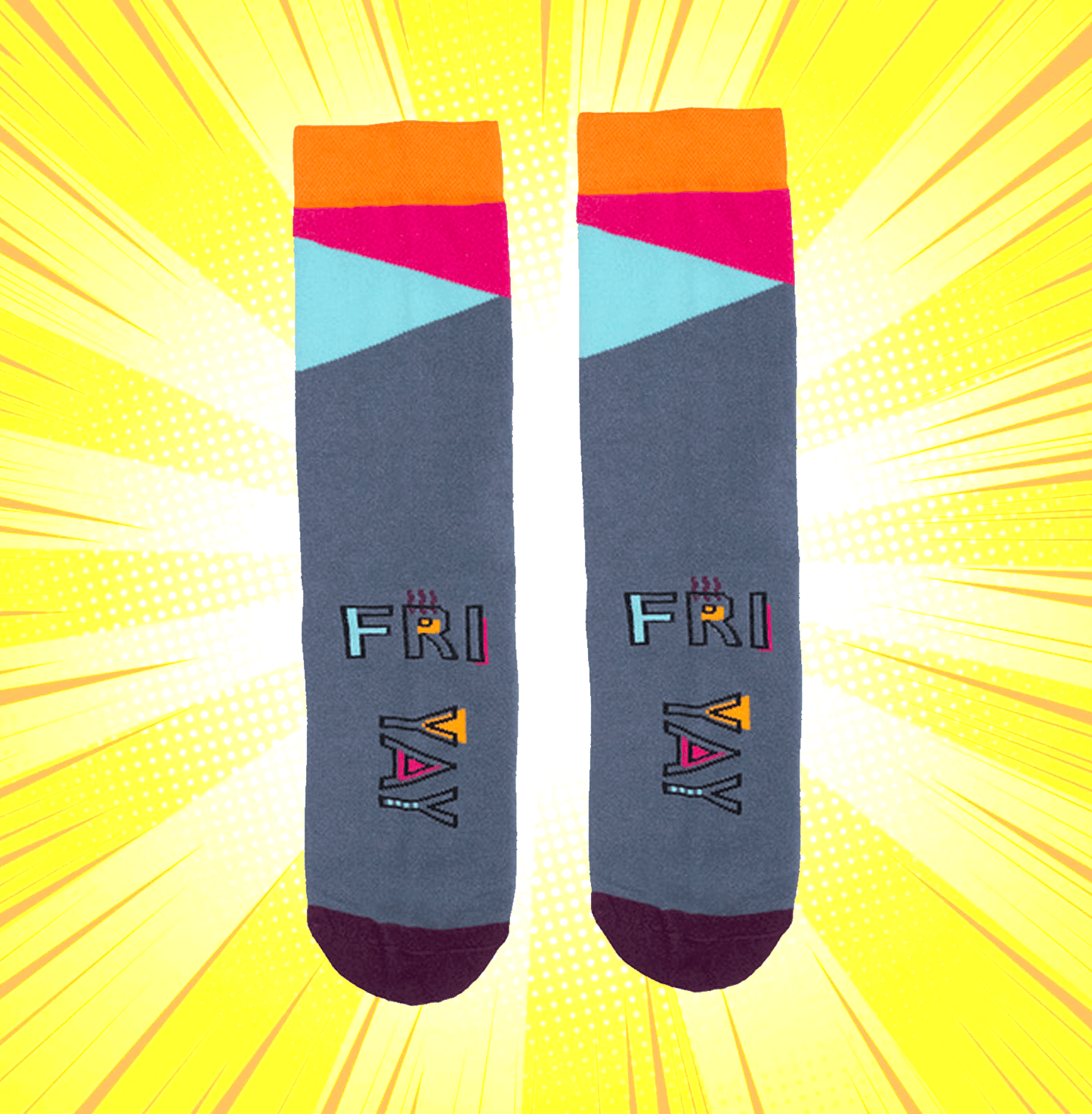 Hexafun Friyay Unisex Socks - www.entertainmentstore.in