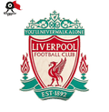 Liverpool Red Wooden Crest