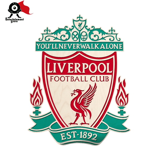 Liverpool Red Wooden Crest