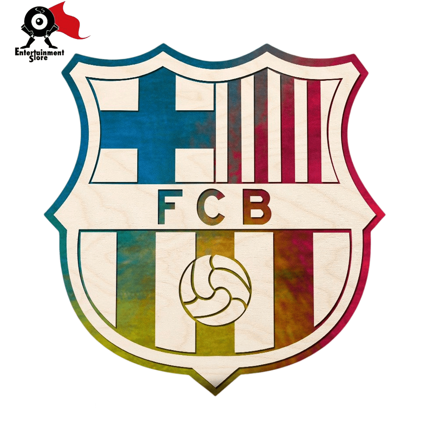 FC Barcelona Wooden Crest