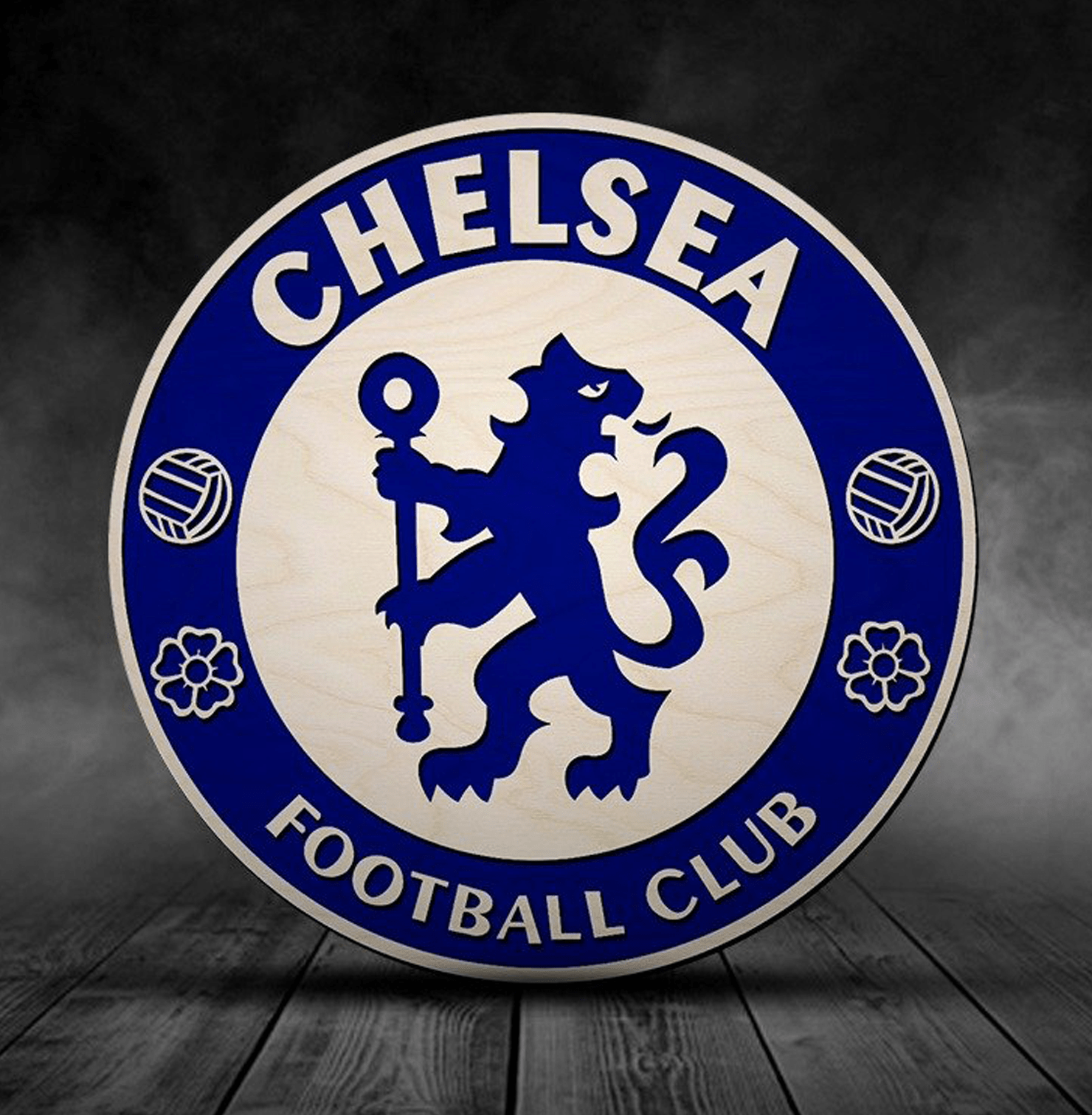 Chelsea Wooden Crest