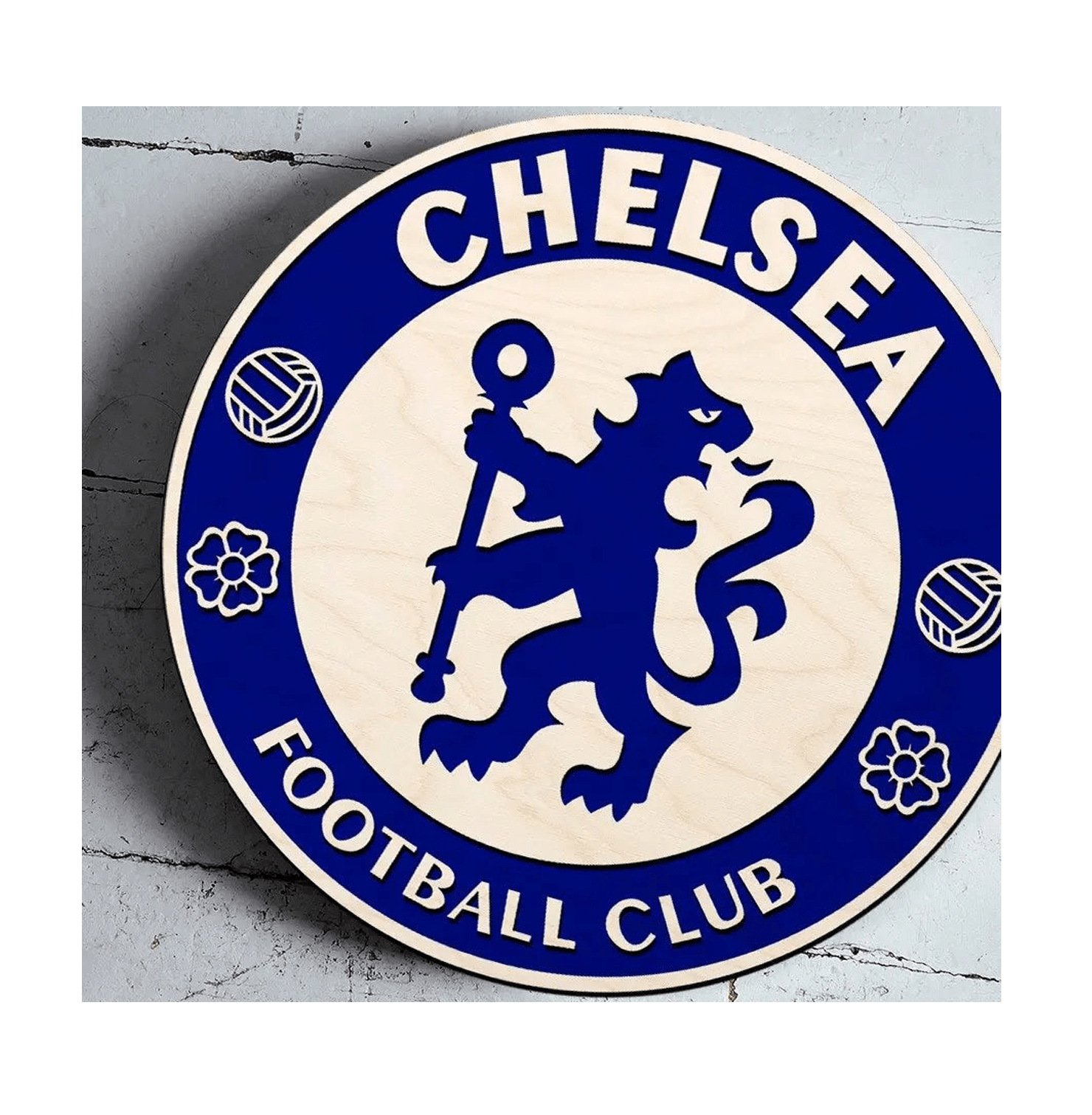 Chelsea Wooden Crest