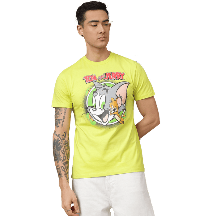 Tom And Jerry 3478 Bitter Leon  Mens T Shirt - www.entertainmentstore.in