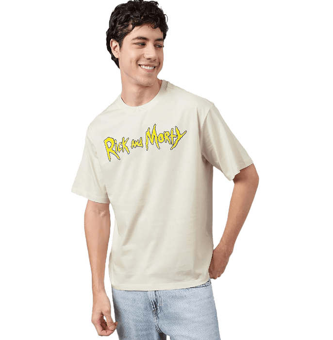 Rick And Morty 2340 Off White Mens T Shirt - www.entertainmentstore.in