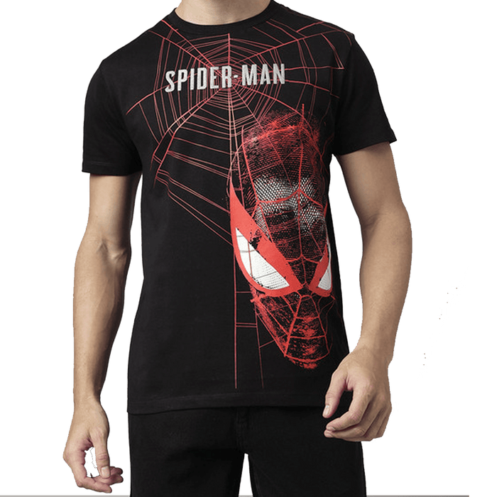 Spiderman 3482 Black Mens T Shirt - www.entertainmentstore.in