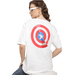 Captain America 2974 White Womens T Shirt - www.entertainmentstore.in
