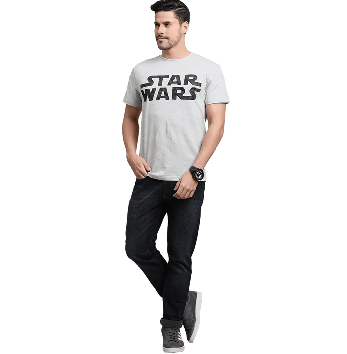 Star Wars 1341 Light Grey Mens T Shirt - www.entertainmentstore.in