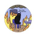 Mimi On Fire Fridge Magnet - www.entertainmentstore.in