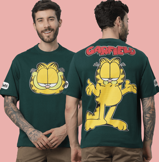 Garfield 0304 Deep Emalard Mens T Shirt