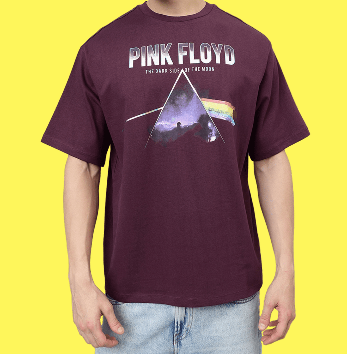 Pink Floyd 0320 Plum Mens T Shirt