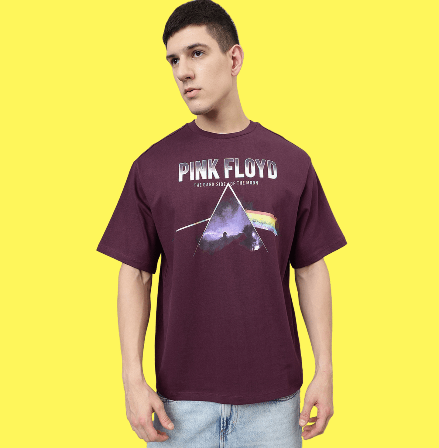 Pink Floyd 0320 Plum Mens T Shirt