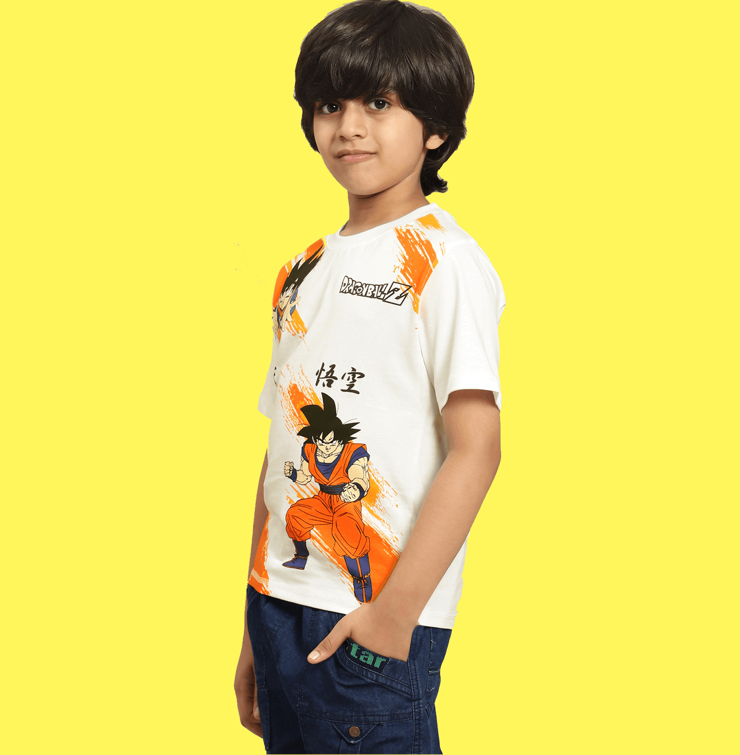 Dragon Ball Z 0834 White Kids T Shirt