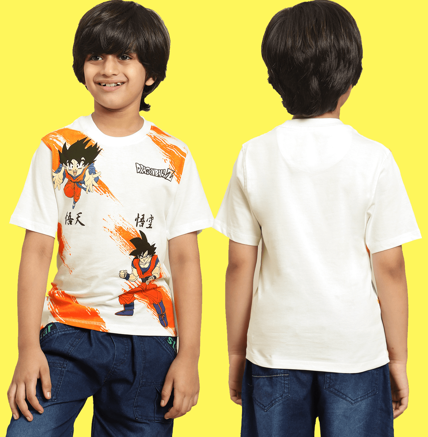 Dragon Ball Z 0834 White Kids T Shirt